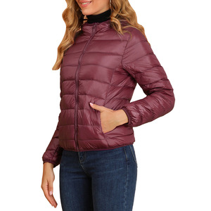 Blouson matelassé respirant de haute qualité pour femme 2026, design tendance avec fermeture éclair et doublure en nylon, vêtements tricotés, blousons matelassés - Product Image 2