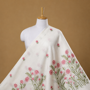 Tissu brodé fantaisie pour vêtements, tissu à broder pour fabricants de robes, fournisseur et exportateur pour le commerce international. - Product Image 1