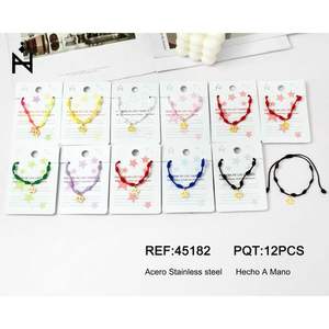 Pulsora, Brazalete de Moda con Dijes, Acero Inoxidable, Diseño de Nudo de Siete Estrellas, Chapado en Oro, Joyería Unisex para Regalo - Product Image 3