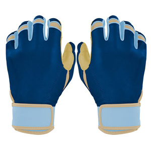 Latest Mens Short <b>Cuff</b> <b>Leather</b> Baseball Softball Batting Gloves Heavy <b>Wrist</b> Flexible Training OEM Wholesale Sports Gloves - Product Image 5