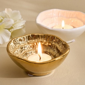Top-Rated Modern Luxury Golden <b>Wire</b> Nest Candlestick Holder Handcrafted Metal Iron Gold Finish Home Decor Glass Lid Customized - Product Image 4