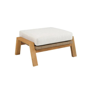 Conjunto de Sofá de Jardín de Teca Moderno y Duradero para Exteriores, Muebles de Patio de Dos Plazas con Cojines para Apartamento y Villa - Product Image 5