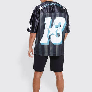 Nueva Llegada, Jersey de Fútbol Americano Personalizado de Manga Corta con Nombre y Número del Jugador, Talla Grande - Product Image 5