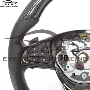 Volant de direction de voiture Ever-Carbon Racing ECR, <span class=keywords><strong>prix</strong></span> d'usine, vente chaude, pour <span class=keywords><strong>Mercedes</strong></span>-Benz <span class=keywords><strong>AMG</strong></span> Classe C W204 <span class=keywords><strong>C63</strong></span> W212 W218 W207 W172 SLK - Product Image 5