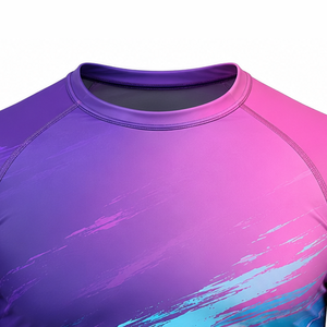 Camiseta Deportiva de Compresión para Hombre, Manga Corta, Rendimiento Atlético, Entrenamiento en Gimnasio, Absorbe la Humedad, Ropa Deportiva Activa - Product Image 6