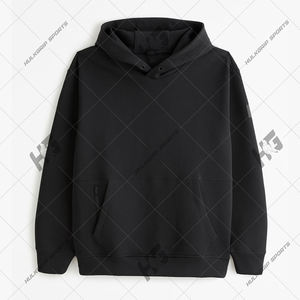 Sweat à capuche de luxe pour homme, coupe classique, en molleton de coton extensible 4 directions 300-380 GSM, style streetwear, broderie logo personnalisé, capuche dissimulée - Product Image 6