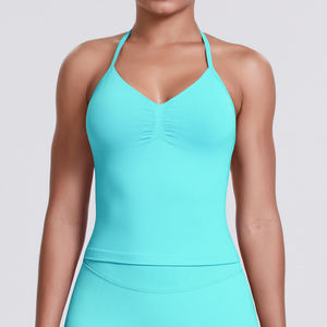 Camiseta Deportiva de Moda para Mujer, Camisola de Punto, Sólida, Transpirable, de Secado Rápido, para Correr al Aire Libre, Fitness, Yoga - Product Image 2