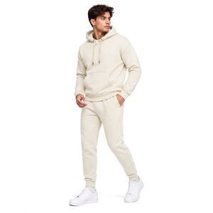 Conjunto Deportivo de Hombre con Sudadera con Capucha y Logotipo Personalizado OEM, Pantalones de Pierna Recta, Corte Regular, 2 Piezas, Estilo Casual - Product Image 2