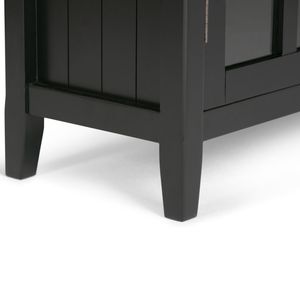 Mobiletto portaoggetti medio Acadian nero per soggiorno - Product Image 2