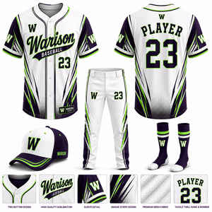 Conjunto de Uniforme de Béisbol Personalizado, Impresión por Sublimación, Hecho de Poliéster, Unisex, de Secado Rápido, Talla Grande, Kit de Uniforme de Softbol - Product Image 5