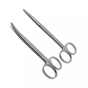 Le migliori forbici per bendaggi forbici chirurgiche in acciaio inossidabile di alta qualità 14cm forbici per bendaggi chirurgici smussati curvi medici