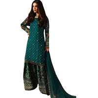 Trendy Pakistan Giysileri 3 Parçalı Parti Kıyafeti Abiye Elbiseler Premium Kumaş İşlemeli Özel Seçenekler