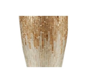 Vase haut de gamme en or incrusté de nacre, artisanat fait main du Vietnam - Product Image 5