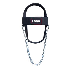 High Quality Heavy Duty Breathable Adjustable Neoprene Head Harness for <b>Weight</b> <b>Lifting</b> Gym Training Bodybuilding - Product Image 2