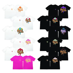 T-shirt respirant à col rond en coton tricoté 100 %, 120 grammes, coupe classique, compressé, écologique, anti-boulochage, pour garçons - Product Image 2