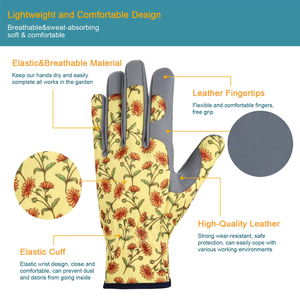 Heavy Duty Goatskin Leather Made TPR Impact Cold Resistant Safety <b>Gloves</b> Full Finger Hot Selling Safety <b>Gloves</b> - Product Image 5