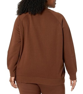 Sweat-shirt en coton pour femme, col rond, manches longues, coupe oversize, confortable, de luxe, meilleur prix, fabriqué au Bangladesh - Product Image 6