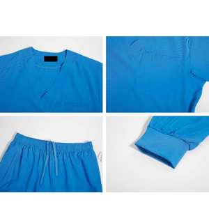 Nouveaux Uniformes Médicaux Tendance 2026 pour Hommes – Ensembles de Blouses et Pantalons de Soins (Joggers) de Haute Qualité 100% Coton, Séchage Rapide, Respirants, Prix Raisonnable - Product Image 2