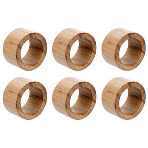 Ronds de serviette élégants en bois, parfaits pour les restaurants, les hôtels, la restauration et l'utilisation quotidienne à la table, fabriqués à la main en Inde. - Product Image 5