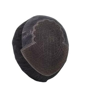 Perruque en cheveux humains Q6 Yaki, toupet pour homme, cheveux vierges Remy, trame unique, Bangladash Naturalizer Curl Bonnet, extension de cheveux Remi - Product Image 6