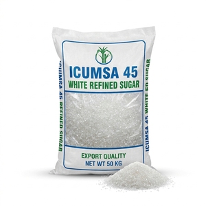 น้ำตาลทรายขาวบริสุทธิ์ ICUMSA 45 คุณภาพพรีเมียม สำหรับอาหาร เครื่องดื่ม เบเกอรี่ และการแปรรูปอาหารอุตสาหกรรม - Product Image 1