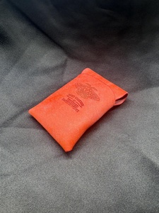 Custom Logo Slim Leather Stitchless <b>Wallet</b> Vegetable Tanned Leather Minimalist Card Holder <b>Small</b> Money Clip LSSW-0009 - Product Image 6