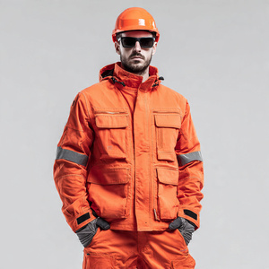 Safety <b>Work</b> <b>Jacket</b> High Visibility Reflective <b>Jacket</b> Men Hi Vis Workwear Safety <b>Jacket</b> <b>Construction</b> Tops Men's - Product Image 1