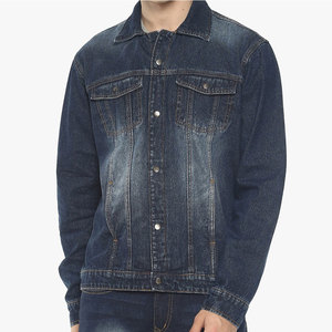 Chaqueta de Mezclilla para Hombre, Diseño Nuevo, Color Sólido, Estilo Urbano - Product Image 4
