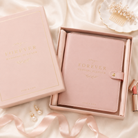 LABON Organiseur de mariage personnalisé en cuir végétalien avec dorure à chaud, classeur à 6 anneaux, cadeau de luxe pour mariée, carnet de notes en gros