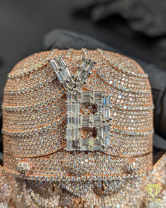 Trendy Iced Out Cartoon Face Pendant 14K Rose Gold Plated in VVS Moissanite Diamond Hip Hop Jewelry For Men - Product Image 4