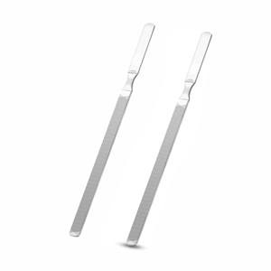 Lime à ongles zébrée UBI en acier inoxydable, double face, grain 100, 7 pouces, pour ongles épais, manucure et pédicure - Product Image 5