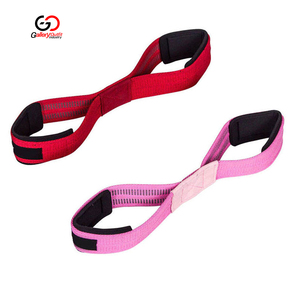 Nouvelles bandes de résistance en forme de 8 pour la musculation, haute élasticité, pour le remodelage corporel, avec logo personnalisé sur les sangles - Product Image 1