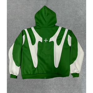 Sudadera con Capucha Personalizada Estilo Urbano, Lavado Ácido, Oversize, Felpa de Algodón Grueso, Vintage, Desgastada, Impresión OEM, para Hombre y Mujer, Impresión Personalizada - Product Image 2