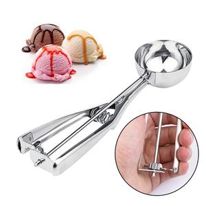 Eco-friendly Stainless Steel Ice Cream & <b>Cookie</b> Scoop Set for Baking Fruit Scoop for Meat Mellon Balls Mashed Potatoes Muffins - Product Image 1