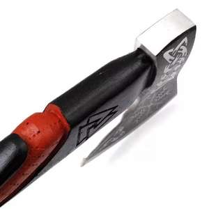 Hache de chasse artisanale en acier industriel à haute teneur en carbone, manche en bois de rose, étui en cuir, 1,5 kg, multi-usages, camping, extérieur - Product Image 2