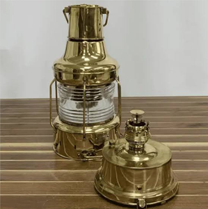 ตะเกียงน้ำมันวินเทจเคลือบทองแดงพร้อมหูจับลวด มีจำหน่ายในราคาขายส่ง - Product Image 2
