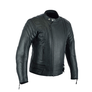 Blouson de moto en cuir imperméable grande taille pour homme, style sportswear personnalisé, dernière collection pour la course moto - Product Image 3