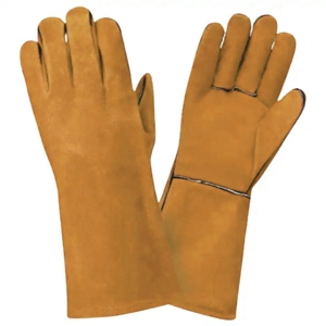 Gants en cuir personnalisables pour vêtements de travail, vestes de sécurité industrielles anti-chaleur et anti-étincelles pour pompiers, soudeurs et manutentionnaires - Product Image 6