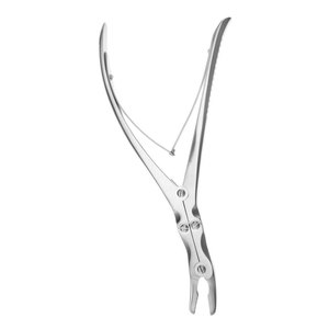Rongeur à os en acier inoxydable, angle de 15 degrés, morsure 7x16mm, action composée 9 pouces, 23cm, instrument chirurgical orthopédique durable - Product Image 2