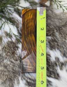 Plaque plate en corne de buffle, de bœuf ou de mouton pour poignées et montures optiques personnalisées - Product Image 6