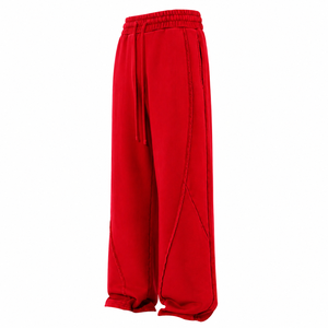 Jogging personnalisés en molleton épais pour les acheteurs en gros aux États-Unis, pantalons streetwear, tailles S M L XL - Product Image 4