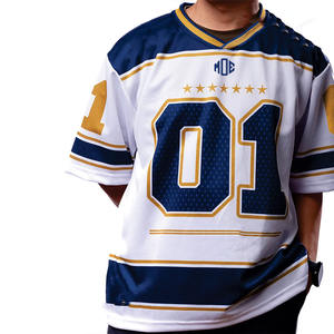 Service professionnel d'impression par transfert thermique sur mesure OEM pour maillots de football américain, motifs colorés durables, badges d'équipe imprimés - Product Image 2