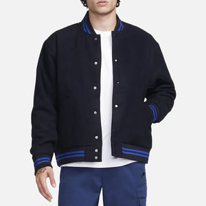 Hot Sale <b>Men</b> Varsity <b>Jacket</b> Premium Wool Leather Letterman <b>Baseball</b> Bomber <b>Jacket</b> Custom Logo College Casual Winter Fashion Wear - Product Image 1