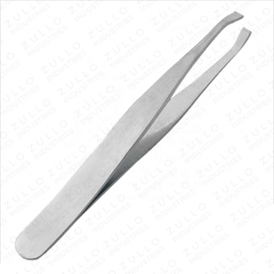 Professional Stainless Steel Slant Tip Eyebrow Tweezers Custom Logo Precision Hair Removal Beauty <b>Makeup</b> <b>Tool</b> - Product Image 3