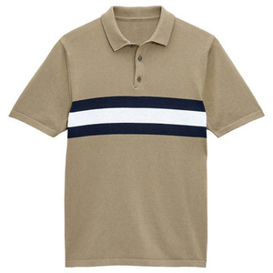 Polo homme personnalisé à manches courtes 100% coton respirant coupe ajustée décontracté col contrastant style confortable pour l'été - Product Image 1