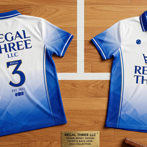 Maillot de tennis OEM Polo unisexe personnalisé par sublimation avec nom d'équipe, 100 % polyester, pour l'entraînement - Product Image 4