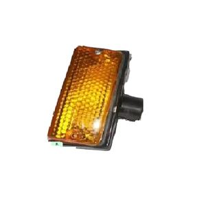 Luz indicadora delantera Hero para CD Deluxe - Carcasa negra de plástico ABS con lente de policarbonato, lente ámbar, intermitente para motocicleta - Product Image 4