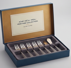 Ensemble de fourchettes Morpankh en acier inoxydable argenté antique avec finition argentée antique, parfait pour les événements de restauration, les hôtels et les restaurants - Product Image 5