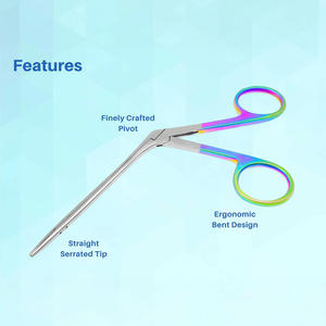 New ENT Rhinology Forceps Durable Stainless Steel Manual <b>Instrument</b> Low MOQ Private Label CE Certified Pentax Micro Forceps - Product Image 2