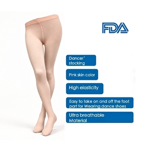 Modern Dance Training Ballet <b>Tights</b> OEM Custom Packaging Nylon Thin <b>Sheer</b> Antibacterial Breathable Quick Dry Taiwan Made - Product Image 1